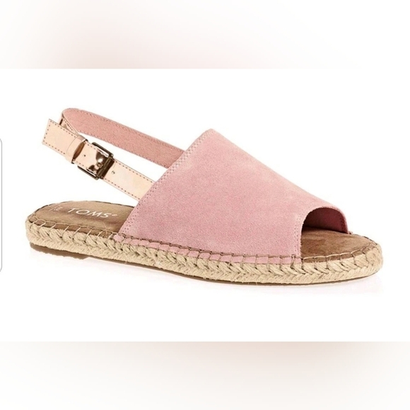 Toms Women's Clara Bloom Suede Espadrille 8.5 - Picture 1 of 6